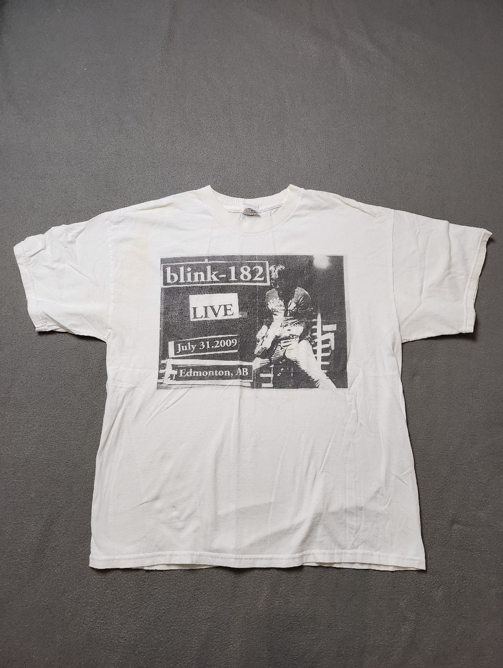 Limited release Blink 182 tour shirt - Edmonton, 2009.